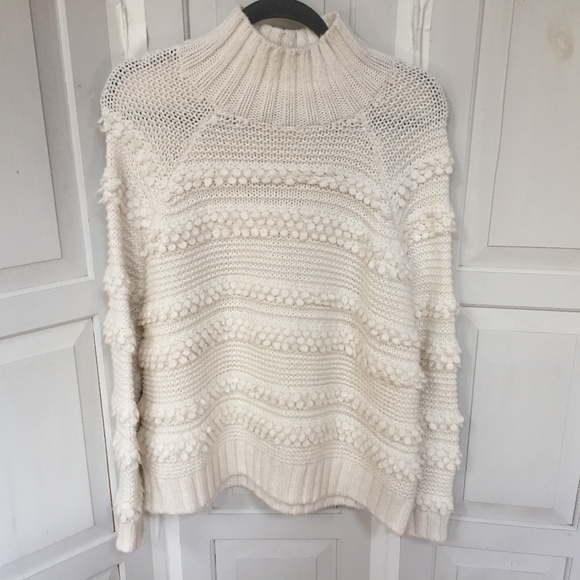 Lou & Grey Sweaters - Lou & Grey Cream Turtleneck Sweater